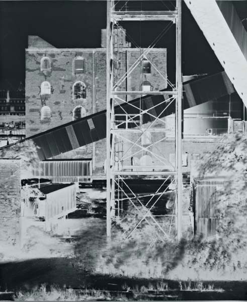 VERA LUTTER, "House, Erie Basin, Red Hook: Septembe: House, Erie Basin, Red Hook: September 24, 2003", 2003 Unique gelatin silver print. 23 3/4 x 19 3/4 in. (60.3 x 50.2 cm) Signed, titled and dated in pencil on the verso. PROVENANCE Galerie Xippas, Par