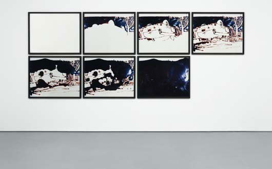 VIK MUNIZ,Chocolate Disaster from Pictures of Chocol: Chocolate Disaster from Pictures of Chocolate,circa. 1999 Polyptych comprising seven dye destruction prints, each flush-mounted. Each 75.5 x 95.5 cm (29 3/4 x 37 5/8 in). One signed, titled, dated and