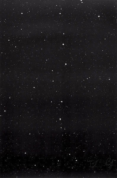 THOMAS RUFF b. 1958 Sterne (05 H 08m/-45°): THOMASRUFFb. 1958Sterne (05 H 08m/-45°).Signed "Thomas Ruff" lower right and numbered of 50 on the reverse. Photolithograph