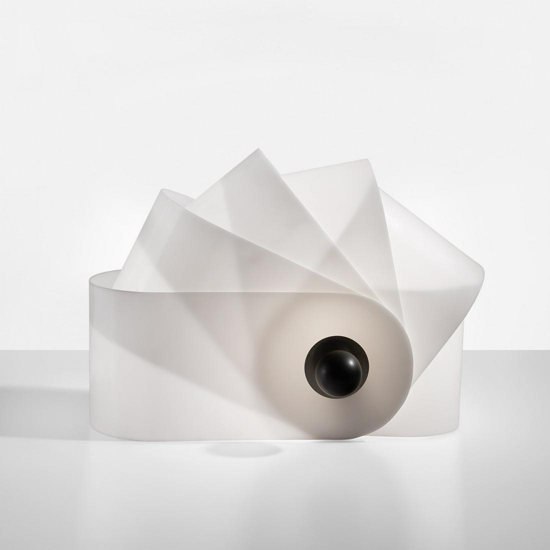 Superstudio: Gherpe table lamp designed 1968 Acrylic, nickel-plated steel, plastic. 15 1/2 in. (39.4 cm) high Manufactured by Poltranova, Agliana, Italy. Provenance Olivier Renaud-Clément, Paris Acquired from