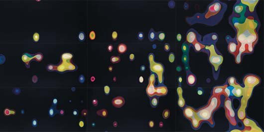 PETER ZIMMERMAN, Untitled (Floor), 2005: Untitled (Floor), 2005. Epoxy resin on aluminium panel in 9 parts. Each: 150 × 300 cm (59 × 118 in); overall: 450 × 900 cm (177 × 354 in). ♠ PROVENANCE Galerie Michael Janssen, Co