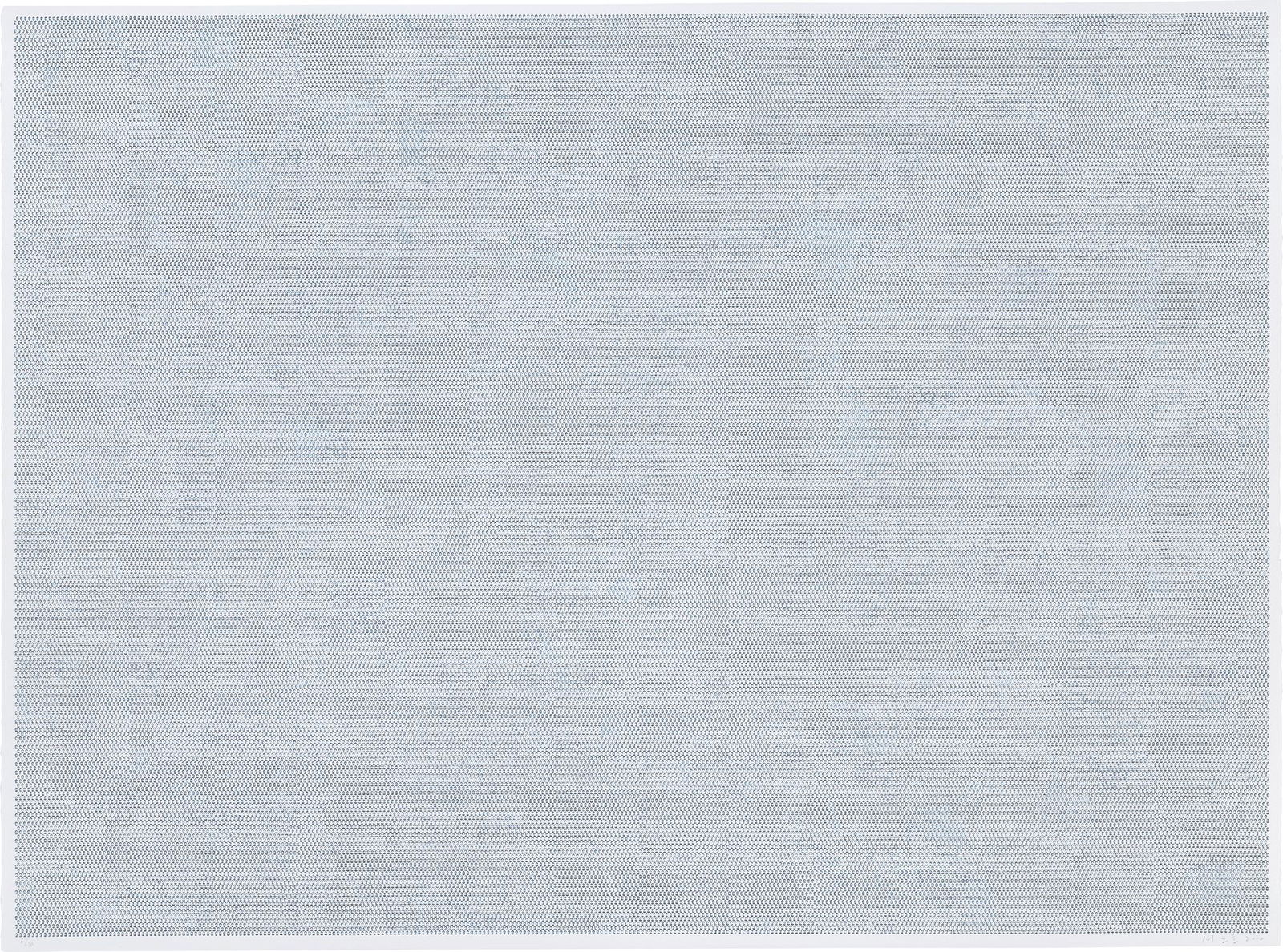 Do Ho Suh: Who Am We? (blue) 2000 Iris print in colors, on Somerset paper, with full margins. I. 34 x 46 1/8 in. (86.4 x 117.2 cm) S. 35 x 47 1/4 in. (88.9 x 120 cm) Signed, dated and numbered 6/10 in pencil, pu