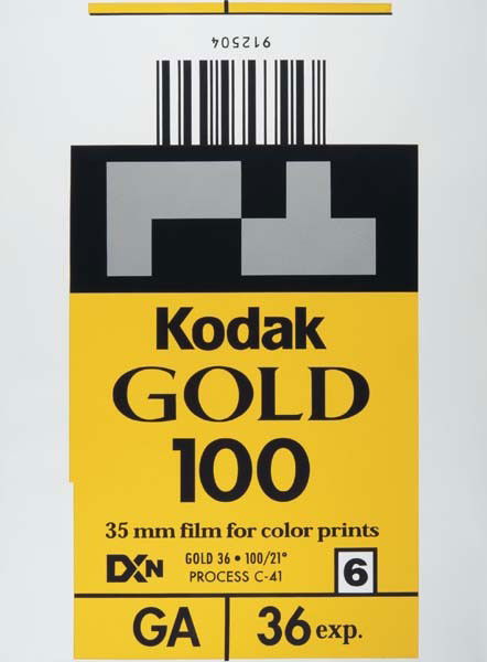 MATT KEEGAN, Kodak 100, 2007: Kodak 100, 2007. Signed, numbered and dated "Matt K 2007 3/3" on the reverse. This work is number three from an edition of three. silkscreen on Coventry paper 64 x 46 in. (162.6 x 116.8 cm) PROVENANCE