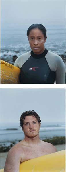 CATHERINE OPIE, Two works: i) Margaret; ii) Matt,: Two works: i) Margaret; ii) Matt, 2003. i) Signed and titled "Catherine Opie, Margaret" on a label affixed to the reverse; ii) Signed and titled "Catherine Opie, Matt" on a label affixed to the revers