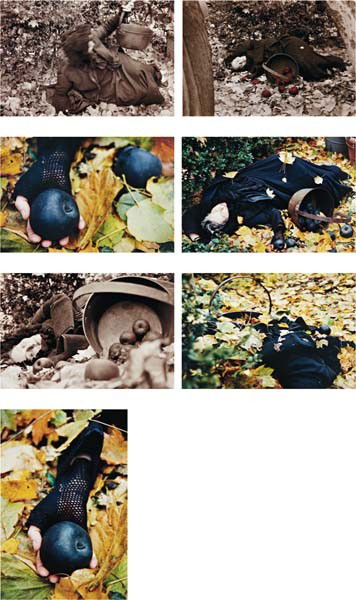 KIKI SMITH, Sleeping Witch, 2000: Sleeping Witch, 2000. One signed, numbered and dated "Kiki Smith 20001/3" on the reverse. This work is number one from an edition of three. seven color coupler prints, one with hand applied paint 15 3