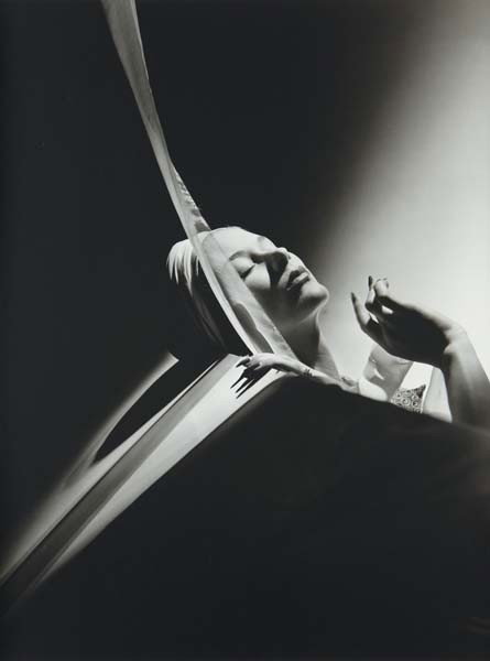 HORST P. HORST, Lisa with Turban, NY, 1940: Lisa with Turban, NY, 1940. Gelatin silver print, printed later. 12 x 8 7/8 in. (30.5 x 22.5 cm) Blindstamp credit in the margin; signed, titled and dated in pencil on the verso. LITERATURE Kazmaier, 