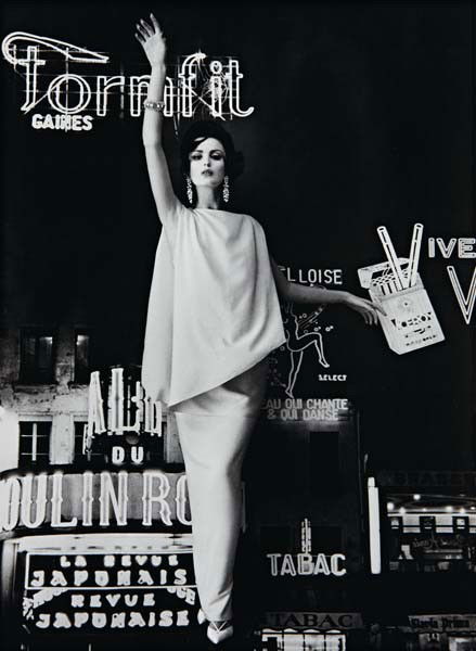 WILLIAM KLEIN, Dorothy + Formfit, Paris (Vogue), 19: Dorothy + Formfit, Paris (Vogue), 1960. Gelatin silver print, printed later. 14 1/4 x 10 1/2 in. (36.2 x 26.7 cm) Signed, titled and dated in pencil on the verso. PLEASE NOTE the provenance for this w