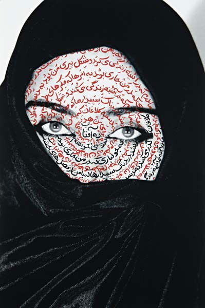 SHIRIN NESHAT, I am Its Secret, 1993: I am Its Secret, 1993. Fujicolor Crystal Archive print, printed 1999. 18 7/8 x 12 1/2 in. (47.9 x 31.8 cm) Signed, titled and dated in ink on the verso. One from an edition of 250. PROVENANCE Rita Kra