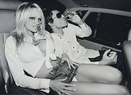 ROXANNE LOWIT, Pamela Anderson and David LaChapelle: Pamela Anderson and David LaChapelle, L.A., 2001. Archival pigment print. 61.5 x 86 cm (24 1/4 x 33 7/8 in) Signed, titled, dated and numbered in pencil on the verso. One from an edition of 11.‡