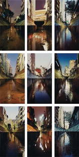 NAOYA HATAKEYAMA, River Series, 1993–94: River Series, 1993–94. Nine colour coupler prints, printed 2000. Each 54 × 26.5 cm (21 1/4 × 10 3/8 in) Each signed, titled, dated, numbered and sequentially numbered '1-9' in ink on a label affix