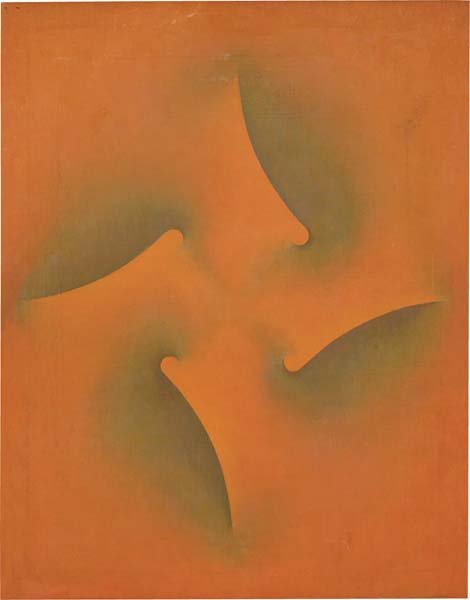 ALFREDO HLITO, Untitled, 1957: Untitled, 1957. oil on canvas 17 3/8 x 13 5/8 in. (44.1 x 34.6 cm) Signed and dated "Hlito 57" on the reverse. PROVENANCE Private collection, France PREFACE ARGENTINE