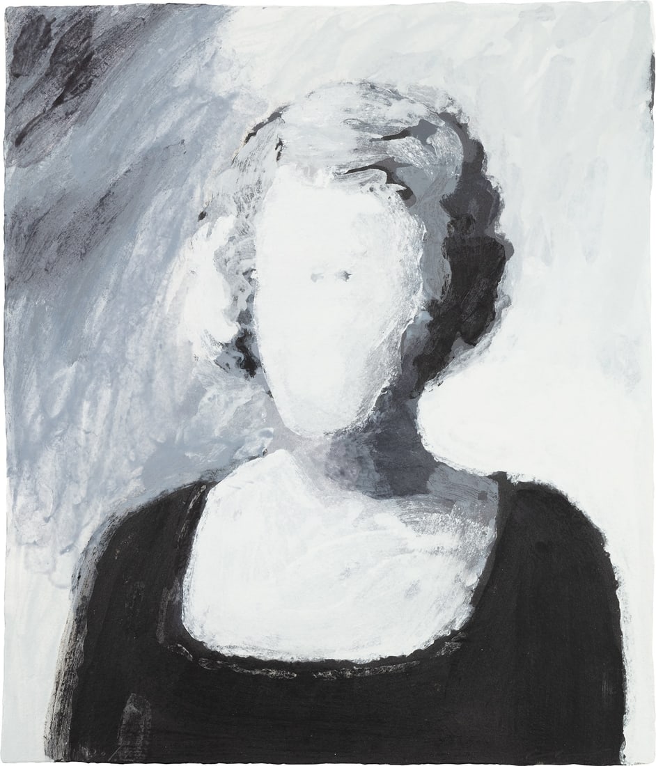 Tomoo Gokita: Housewife 2020 Stenciled paper pulp painting in colors, on handmade paper, the full sheet. S. 21 3/8 x 18 1/4 in. (54.3 x 46.4 cm) Signed and numbered 20/40 in pencil (there were also 10 artist's proo