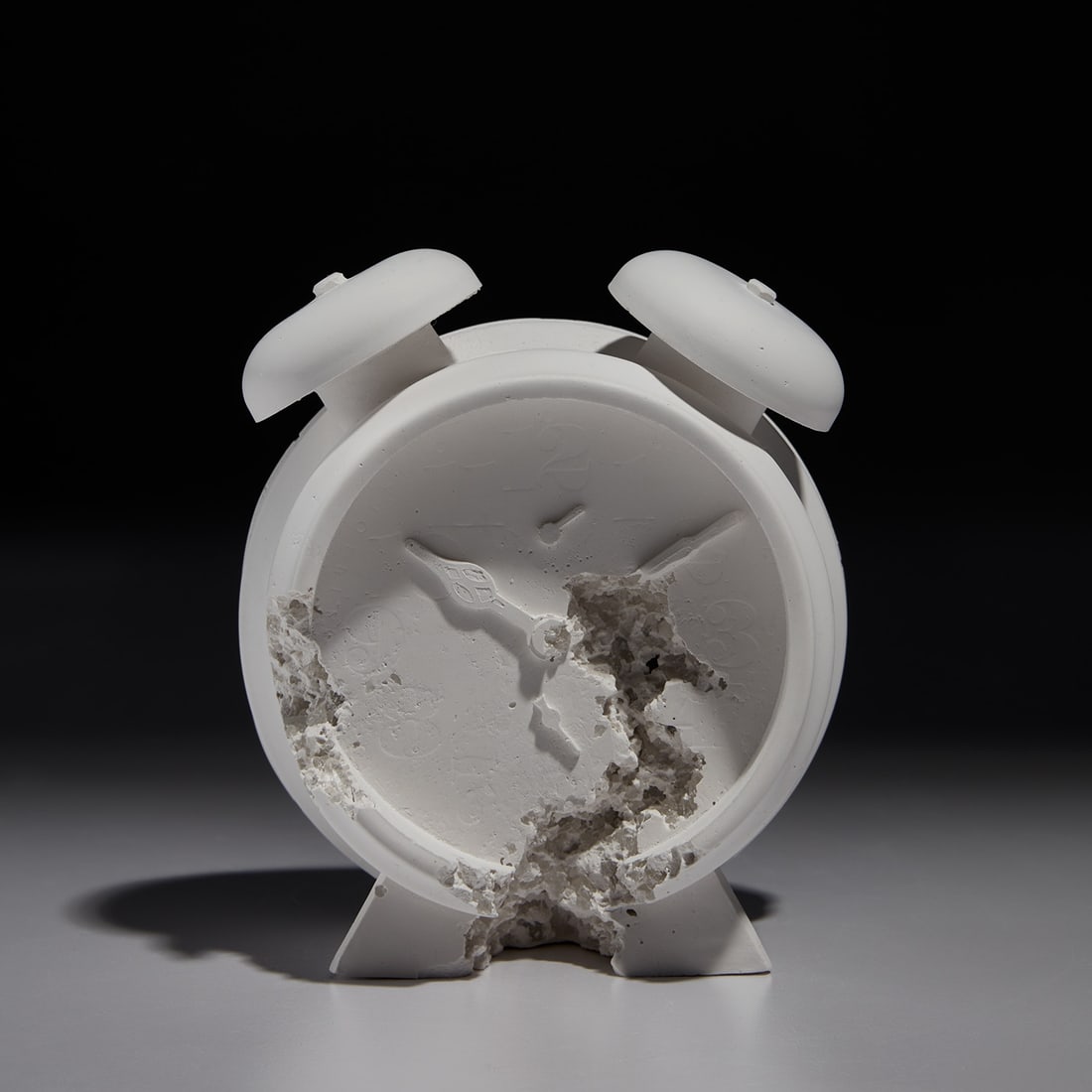 Daniel Arsham: Future Relic 03 (Clock) 2015 Cast multiple in plaster and crushed glass, contained in the original foam-lined presentation box. 5 3/4 x 5 x 2 1/2 in. (14.6 x 12.7 x 6.4 cm) Stamp numbered 259/400 on a