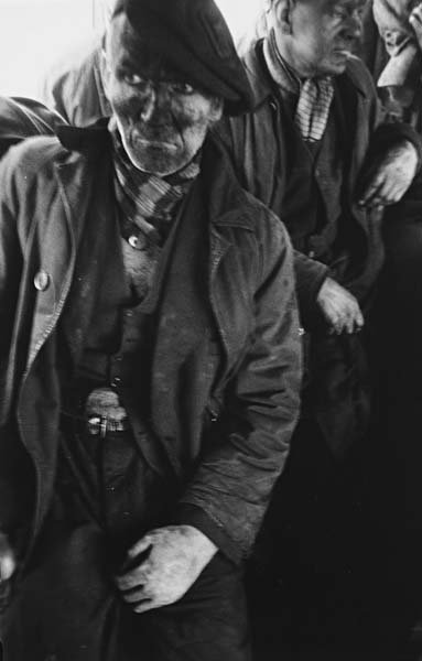 ROBERT FRANK, Welsh Miners, Ben James, 1953: PROPERTY FROM A DISTINGUISHED CALIFORNIA COLLECTION Gelatin silver print. 13 1/4 x 9 1/4 in. (33.7 x 23.5 cm). Signed in ink in the margin. PROVENANCE Pace/MacGill Gallery, New York