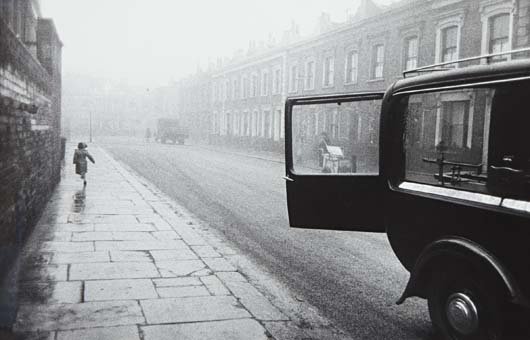 ROBERT FRANK, London, 1951: PROPERTY FROM A DISTINGUISHED CALIFORNIA COLLECTION Gelatin silver print, printed 1970s. 8 3/4 x 13 1/2 in. (22.2 x 34.3 cm). Signed, titled and dated in ink in the margin. PROVENANCE G. Ray Hawkins G