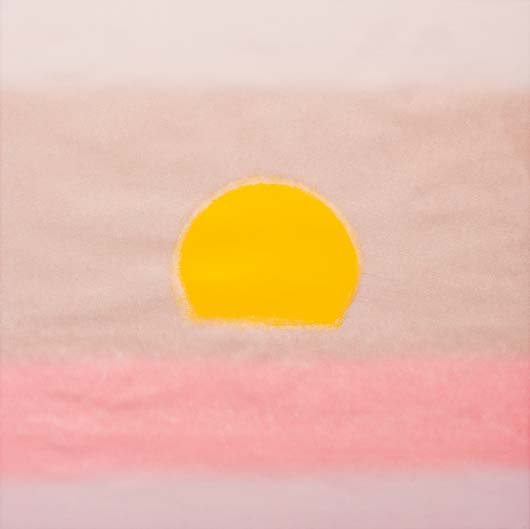 ANDY WARHOL, Sunset, 1972: Unique screenprint in colors, on wove paper, the full sheet, signed, dated `1972' and numbered 77/470 in pencil on the reverse (one of 472 unique prints for the Hotel Marquette, Minneapolis, there wer