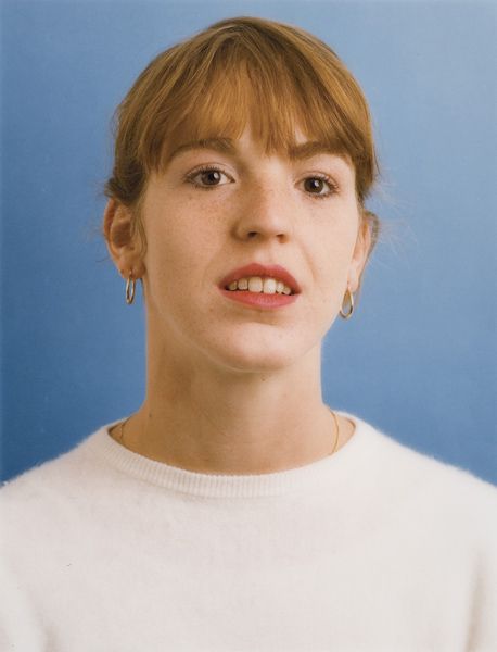 THOMAS RUFF (b. 1958) Porträt (Bettina E: THOMASRUFF(b. 1958)Porträt (Bettina Ebert).Signed, dated and numbered of four "Th Ruff 1984" on the reverse. Chromogenic col