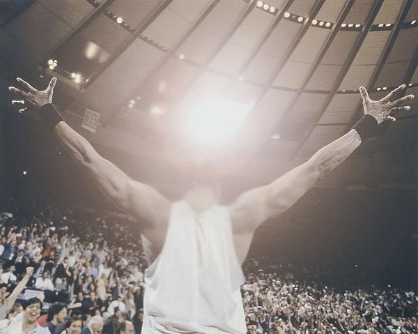 PAUL PFEIFFER (b. 1966) Five Horsemen of the: PAULPFEIFFER(b. 1966)Five Horsemen of the Apocalypse.C-print.32 x 40 in. (81.3 x 101.6 cm).<