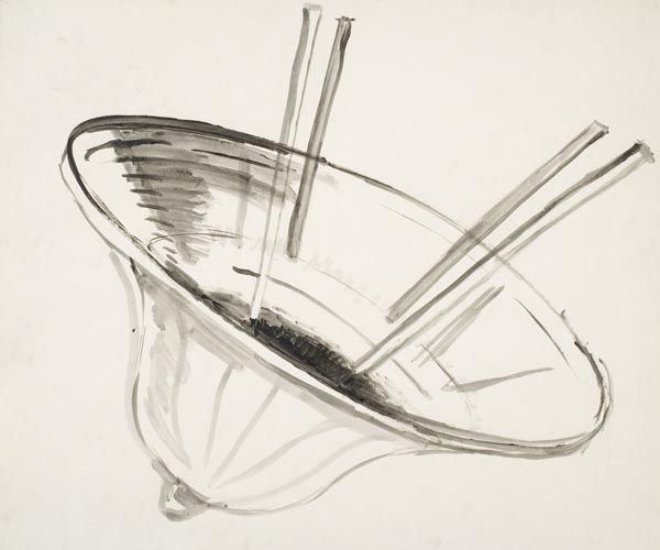 MIKE KELLEY (b. 1954) Double Pistil and Stame: MIKEKELLEY(b. 1954)Double Pistil and Stamen.Signed "M. Kelley" on the reverse. acrylic on paper.25