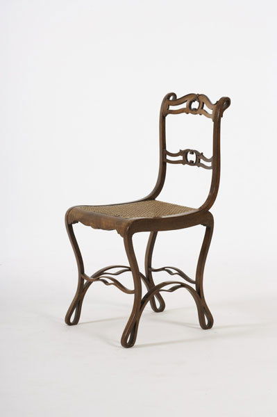 MICHAEL THONET "Boppard" side chair, 1836-1: MICHAELTHONET"Boppard" side chair, 1836-1840Manufactured by Michael Thonet, Boppard am Rhein, Germany; bent laminated beech