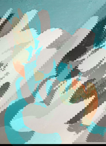 360: JAMES BROOKS (1906-1992) The Springs. Signed : JAMESBROOKS(1906-1992)The Springs.Signed and dated "J. Brooks '71" and numbered of 120 along the lower edge. Three color lit