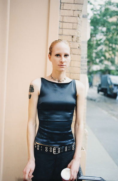 JITKA HANZLOVA b. 1958 Tina, Oberhausen, 1999: JITKAHANZLOVAb. 1958Tina, Oberhausen, 1999Color photograph.16 x 12 in. (40.6 x 30.5 cm).