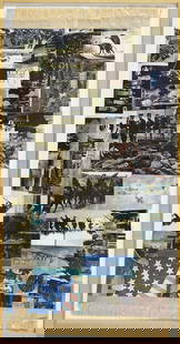 JASON RHOADES b. 1965 Untitled (Victory), ca.: JASONRHOADESb. 1965Untitled (Victory), ca. 1995Photo and paper collage mounted on paper.48 ¾ x 24