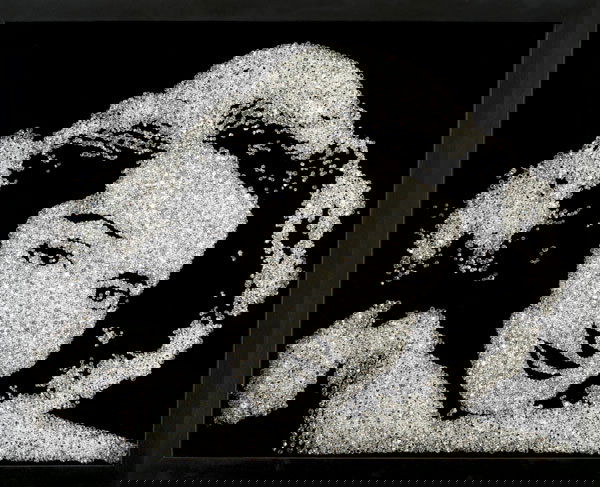 VIK MUNIZ b. 1961 Bette Davis (From Diamond Di: VIKMUNIZb. 1961Bette Davis (From Diamond Divas), 2004C-print mounted on aluminum.32 ¼ x 40 ⅜