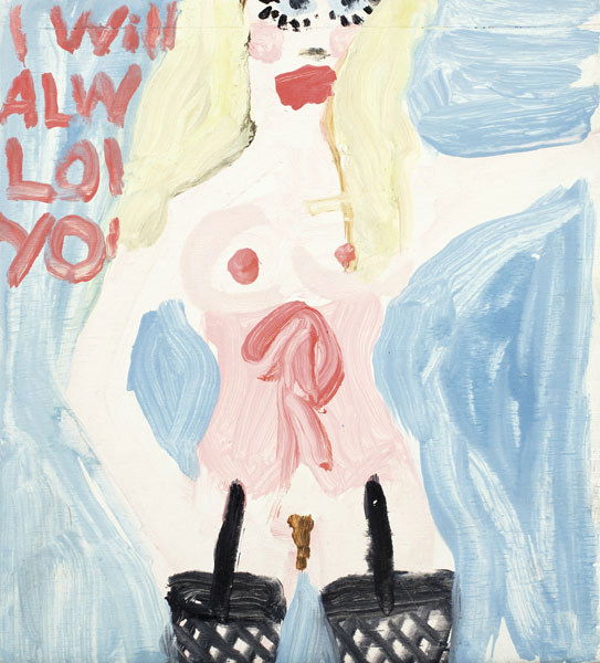 STELLA VINE b. 1969 I will Always Love You, 20: STELLAVINEb. 1969I will Always Love You, 2004Oil on wooden panel.Signed, titled twice and dated "