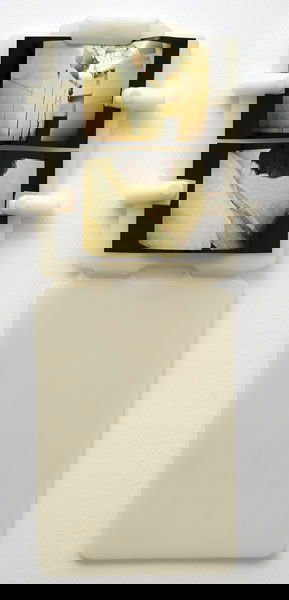 MATTHEW BARNEY b. 1967 Field Dressing (ORIFILL: MATTHEWBARNEYb. 1967Field Dressing (ORIFILL): Manual A, 1989Prosthetic plastic clipboard and clamps, latex foam and two ciba