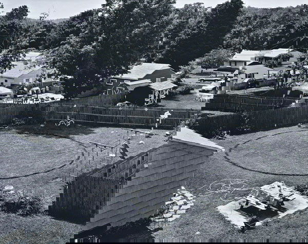 GREGORY CREWDSON b. 1962 Untitled (Hover Serie: GREGORYCREWDSONb. 1962Untitled (Hover Series), 1996Gelatin silver print mounted on matte board.20