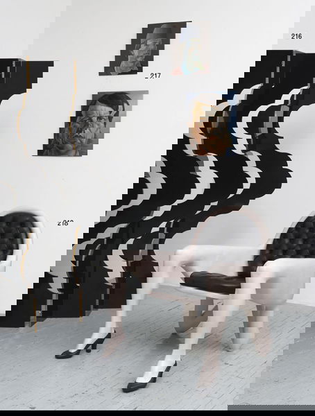 PHILIP AKKERMAN b. 1957 Selfportrait, No. 1,: PHILIPAKKERMANb. 1957Selfportrait, No. 1, 1996; Selfportrait, No. 10, 1999Two works. Oil on wood.1