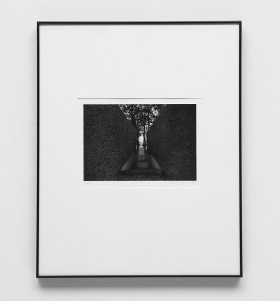 MICHAEL KENNA b. 1953 Two Hedges, Dartmoor, D: MICHAELKENNAb. 1953Two Hedges, Dartmoor, Devon, England, 1985; Cooling Towers, Swan Sea, Wales, 1983Two gelatin silver print