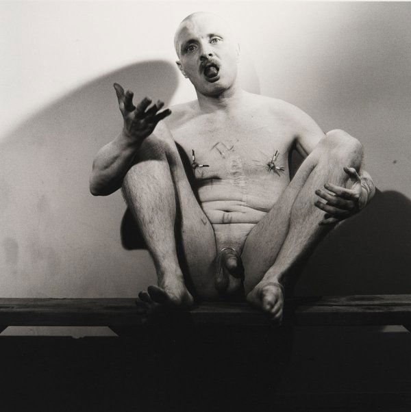 ROBERT MAPPLETHORPE 1946-1989 Ken, N.Y.C., 197: ROBERTMAPPLETHORPE1946-1989Ken, N.Y.C., 1978Gelatin silver print.14 x 14 in. (35.6 x 35.6 cm).