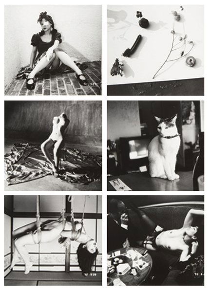 NOBUYOSHI ARAKI b. 1940 100 works for Robert Fr: NOBUYOSHIARAKIb. 1940100 works for Robert Frank (Private Diary), 1993Black and white photographs.E