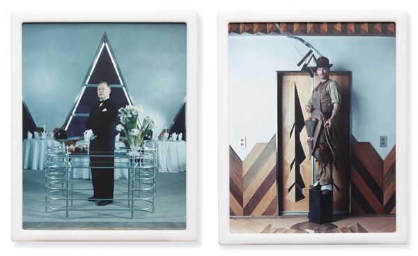 MATTHEW BARNEY b. 1967 Cremaster 3 The Song of: MATTHEWBARNEYb. 1967Cremaster 3 The Song of the Vertical Field, 2002Diptych: c-prints in acrylic frames.