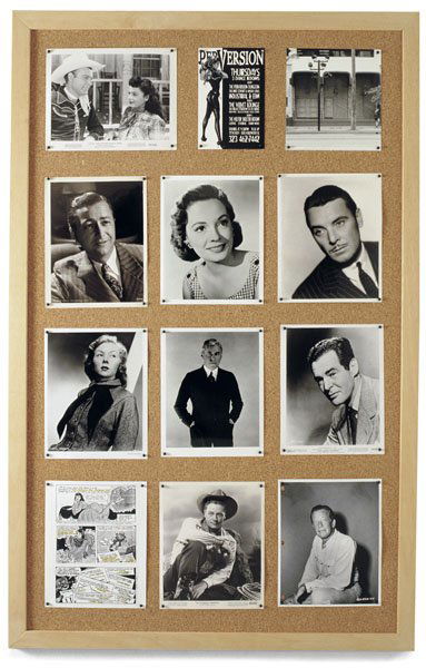 MIKE KELLEY b. 1954 Pin Up Board (7070 Hollywo: MIKEKELLEYb. 1954Pin Up Board (7070 Hollywood Blvd.), 2000Black and white photographs with cartoon.