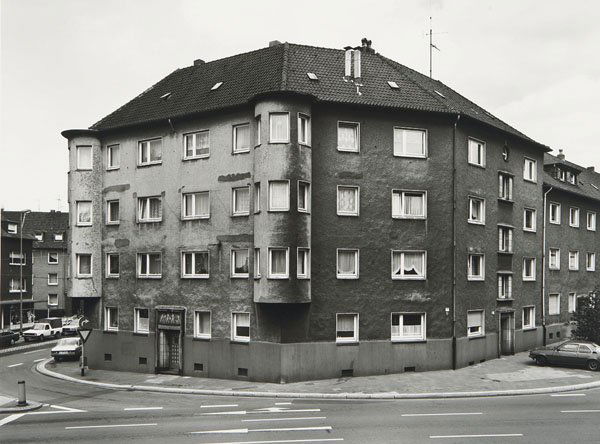THOMAS STRUTH b. 1954 Leipzigerstrasse Essen,: THOMASSTRUTHb. 1954Leipzigerstrasse Essen, 1989Black and white photograph.17 x 23 ¾ in. (43