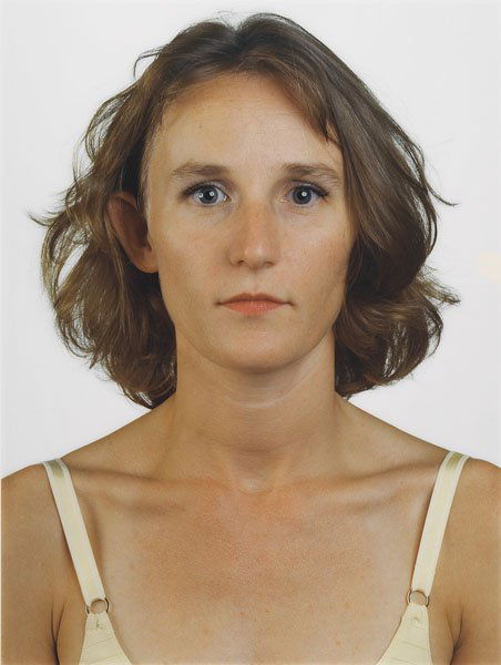 THOMAS RUFF b. 1958 Portrait (V. Lieberman), 1: THOMASRUFFb. 1958Portrait (V. Lieberman), 1999C-print.90 x 72 in. (228.6 x 182.9 cm).