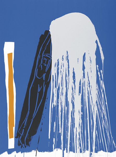 BRUCE MCLEAN b. 1944 Untitled, 1986 Screenpr: BRUCEMCLEANb. 1944Untitled, 1986Screenprint on paper.31 ¼ x 23 ½ in. (79.4 x 59.7 cm