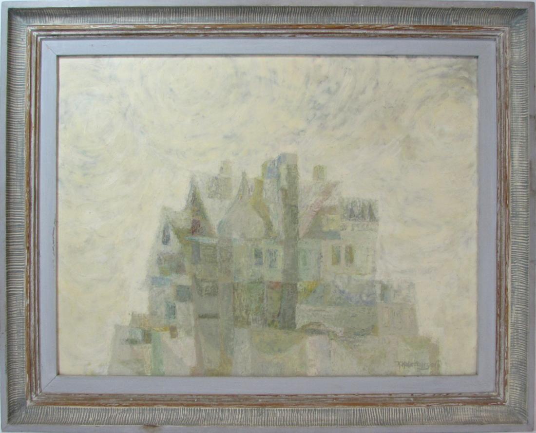 Klaus Kallenberger, oil on board, untitled, 1960 (1 of 2)