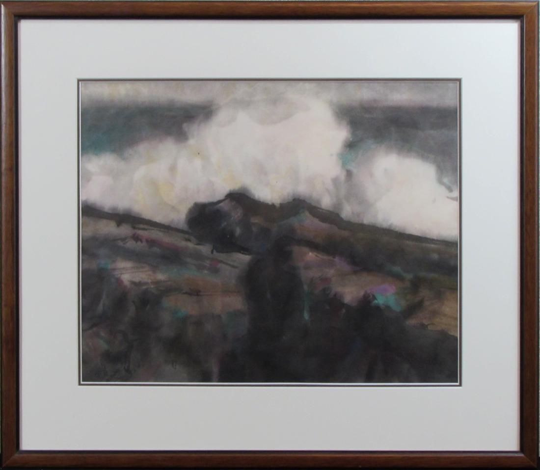 Charles Rogers, watercolor, "The Coast" (1 of 3)