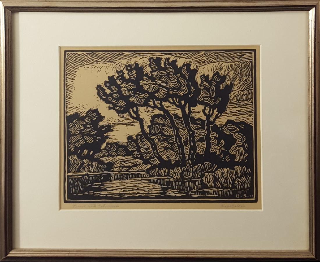 Sandzen, Birger - linoleum cut print, 1941/1942 (1 of 4)