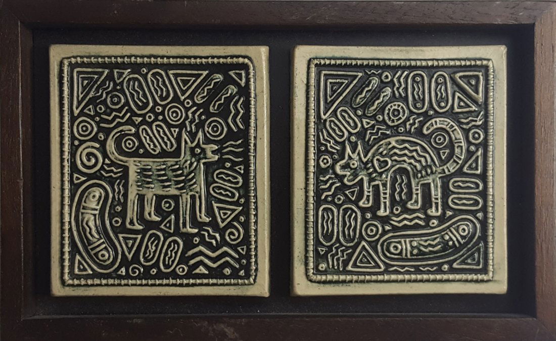 Fields, Marko - framed ceramic tiles (1 of 3)