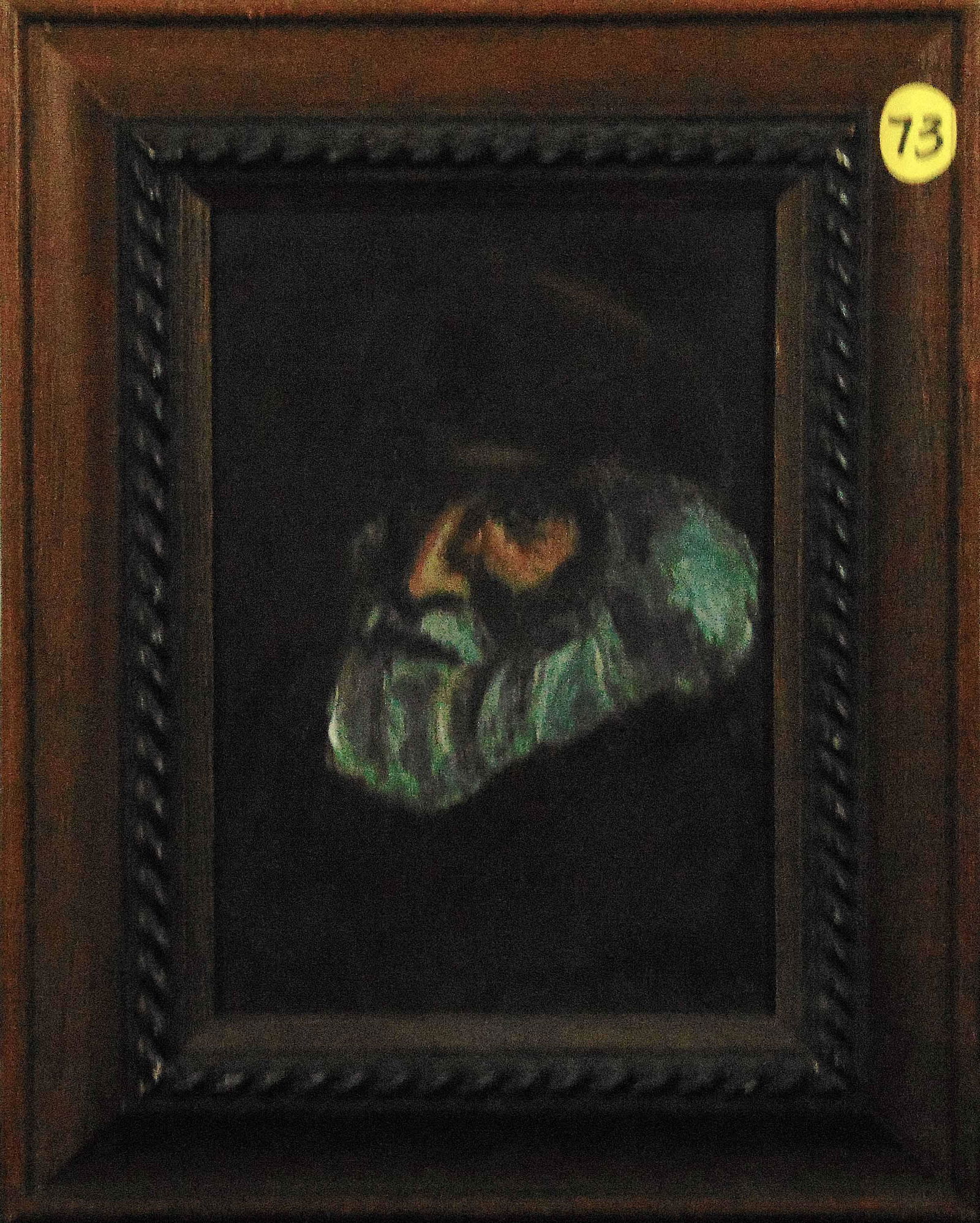Weddle, Don, oil on board, 7x5, good: "Sjoman", lower right and on back