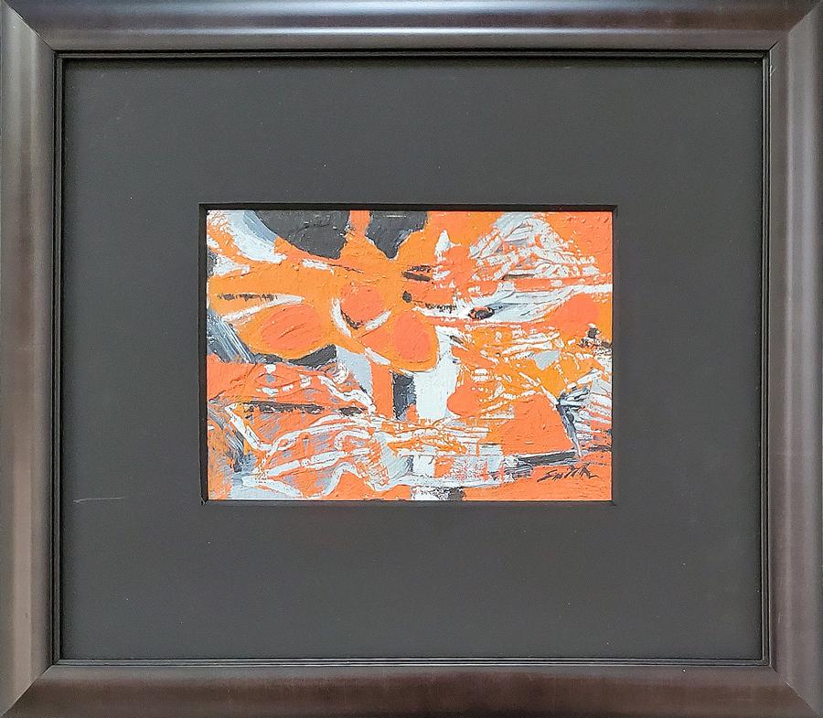 Smith, Robert Bolton - oil on board, good condition,: "Tied Up Cat" is an oil on board signed "Smith" lower right, in good condition and measuring 4.5x6.5. Robert Bolton Smith, 1944, is an American impressionist painter who was born in the Midwest US in