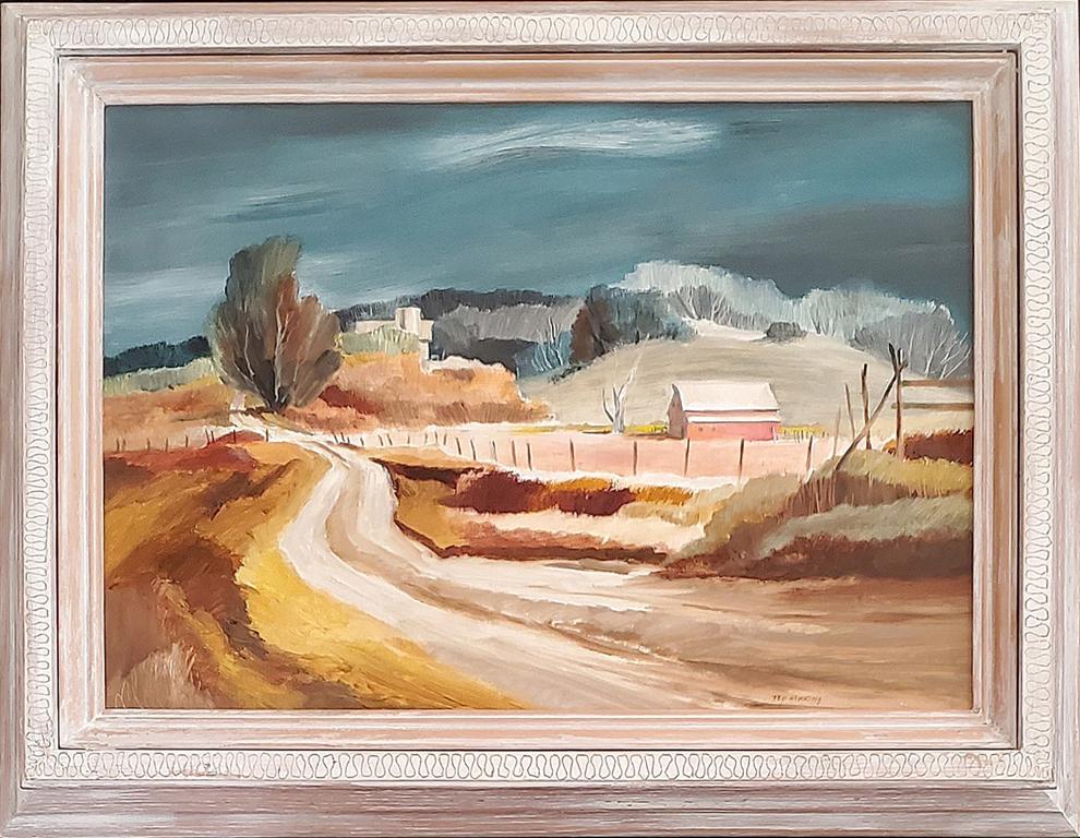 Hawkins, Ted - acrylic on board,good condition, (1 of 4)