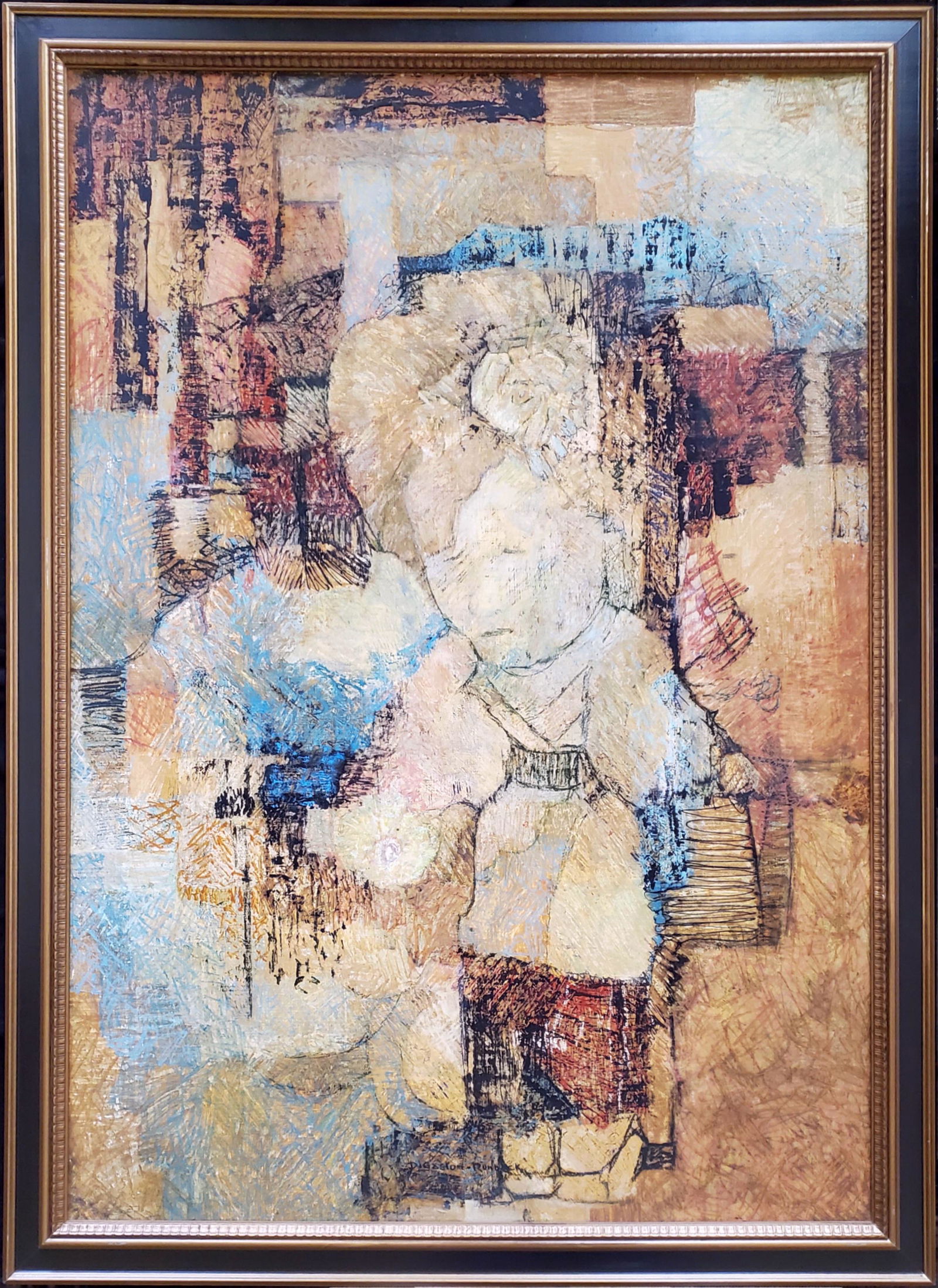 Runbeck, Dolores - oil on linen, good condition, 48x34. (1 of 3)