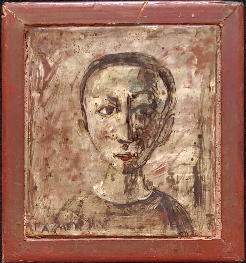 Raymer, Lester - ceramic, good condition, 5x5x1.125. (1 of 3)