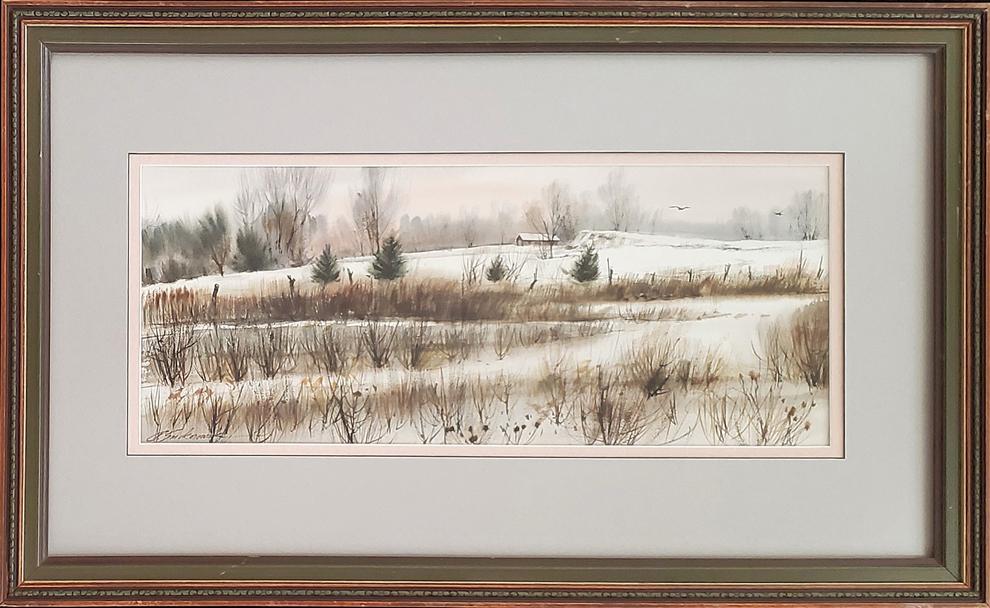 Smokorowski, Peter - watercolor, good condition, (1 of 3)